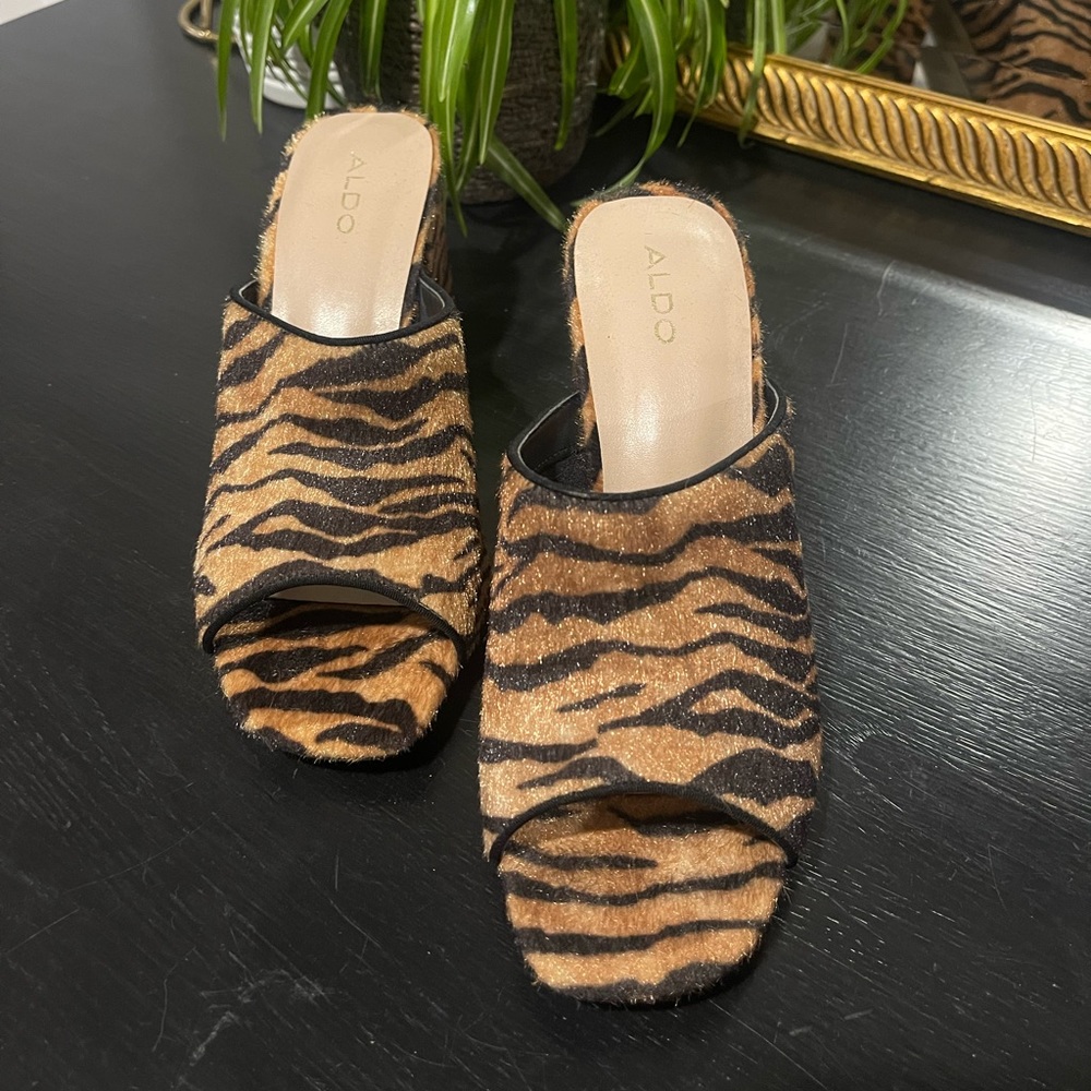 ALDO Animal Print Mules